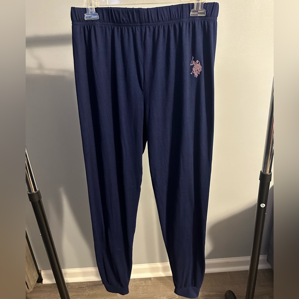 U.S. Polo Assn. Dark Blue Joggers and Pink Joggers with Accents